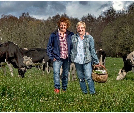 Cosmética con leite de vaca